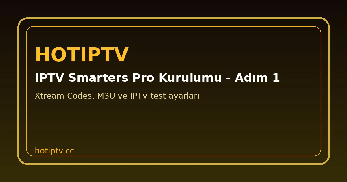 IPTV Smarters Pro Kurulumu uygulama yükleme adımı