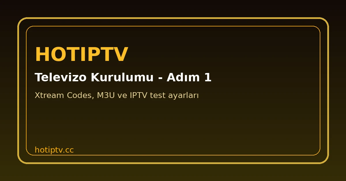 Televizo Kurulumu uygulama yükleme adımı